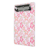 Mini Porte-bloc Hibiscus Rose, Fleurs Roses, Motif De Fleurs (Angle2)