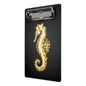 Mini Porte-bloc Hippocampe Polygonal Or (Angle2)