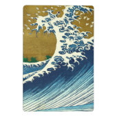 Mini Porte-bloc Hokusai Big Wave Japon Art japonais (Dos)