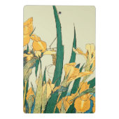 Mini Porte-bloc Hokusai grasshopper et iris Japon (Dos)