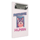 Mini Porte-bloc Homme pathétique - Drôle conception de chat (Incliné)