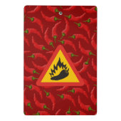 Mini Porte-bloc Hot pepper danger (Dos)