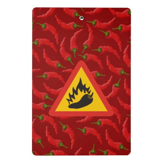 Mini Porte-bloc Hot pepper danger (Dos)