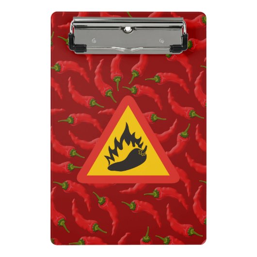 Mini Porte-bloc Hot pepper danger (Devant)