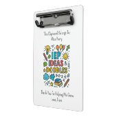 Mini Porte-bloc IEP Ideas, Doodles & Snacks | Inclusion (Angle2)