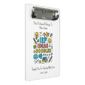 Mini Porte-bloc IEP Ideas, Doodles & Snacks | Inclusion (Incliné)
