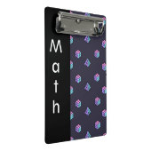 Mini Porte-bloc Illusion de cube géométrique modifiable - Texte (Incliné)