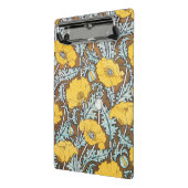 Mini Porte-bloc illustration d'art pavot fleur jaune (Angle2)