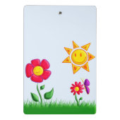 Mini Porte-bloc Illustration de jardin (Dos)