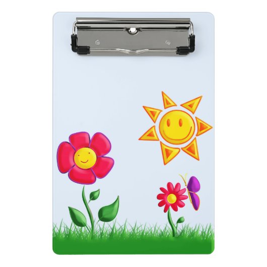Mini Porte-bloc Illustration de jardin (Devant)