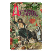 Mini Porte-bloc Illustration de l'esprit de Noël présent Scrooge (Dos)