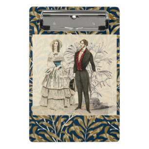 Mini Porte-bloc Illustration de mariage victorien vintage 1844
