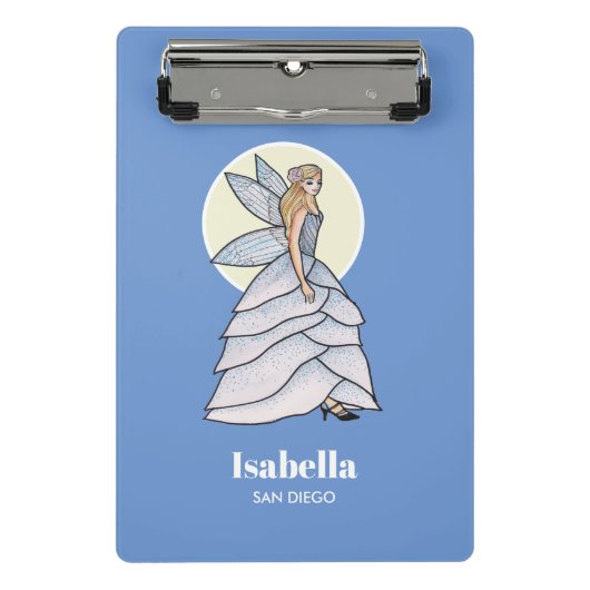 Mini Porte-bloc Illustration de mode de robe de princesse fée Peta (Devant)