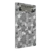 Mini Porte-bloc illustration de motif de griffonnages (Incliné)