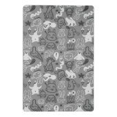 Mini Porte-bloc illustration de motif de griffonnages (Dos)