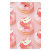 Mini Porte-bloc Illustration de tarte aux fraises (Dos)