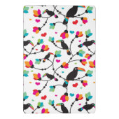 Mini Porte-bloc illustration tropicale d'oiseau mignon de toucan (Dos)