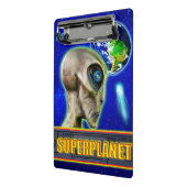 Mini Porte-bloc ILS SONT DÉJÀ ICI - SUPERPLANET design collection (Angle2)