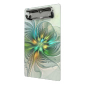 Mini Porte-bloc Imaginaire coloré Moderne Fleur Abstraite Fractale (Angle2)