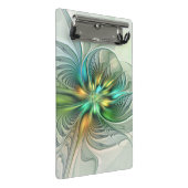 Mini Porte-bloc Imaginaire coloré Moderne Fleur Abstraite Fractale (Incliné)