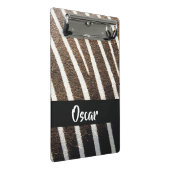 Mini Porte-bloc Impression de peau Zebra (Incliné)