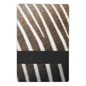 Mini Porte-bloc Impression de peau Zebra (Dos)