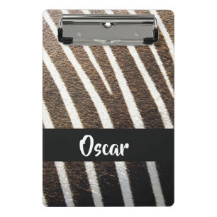 Mini Porte-bloc Impression de peau Zebra