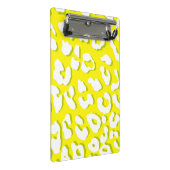 Mini Porte-bloc Impression Léopard Blanc Jaune (Incliné)