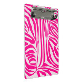 Mini Porte-bloc Impression zèbre rose (Incliné)