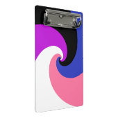 Mini Porte-bloc Indicateur Abstrait Genderfluide Pride (Incliné)