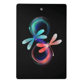 Mini Porte-bloc Infini avec des libellules lumineuses (Dos)