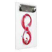 Mini Porte-bloc Infini avec du vin rouge (Incliné)