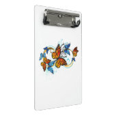 Mini Porte-bloc Infinité de papillons monarques (Incliné)