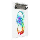 Mini Porte-bloc Infinity avec Rainbow Jellyfish (Incliné)