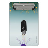 Mini Porte-bloc Informatique  (Devant)