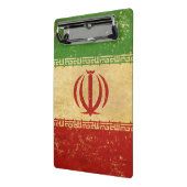 Mini Porte-bloc Iran - Drapeau Vintage (Angle2)