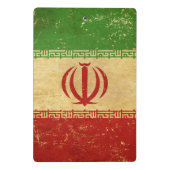 Mini Porte-bloc Iran - Drapeau Vintage (Dos)