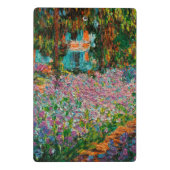 Mini Porte-bloc Iris Jardin Monet Giverny fleurs (Dos)