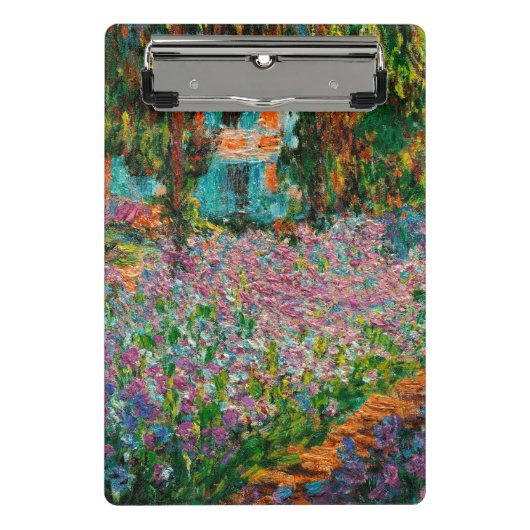 Mini Porte-bloc Iris Jardin Monet Giverny fleurs (Devant)