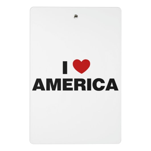 Mini Porte-bloc J'aime l'Amérique (Dos)