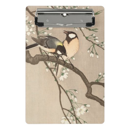 Mini Porte-bloc Japonais Asiatique Koson Bird Chickadee Songbird (Devant)