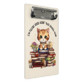 Mini Porte-bloc Je suis Feline bon pour cette année scolaire (Incliné)