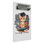 Mini Porte-bloc Je suis un étudiant en chats droit (Incliné)