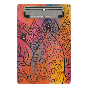 Mini Porte-bloc Joli Art Floral