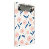 Mini Porte-bloc Joli Boho Chic Fleurs Rose Motif (Incliné)