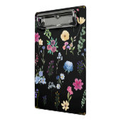Mini Porte-bloc Joli floral noir (Angle2)