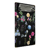 Mini Porte-bloc Joli floral noir (Incliné)
