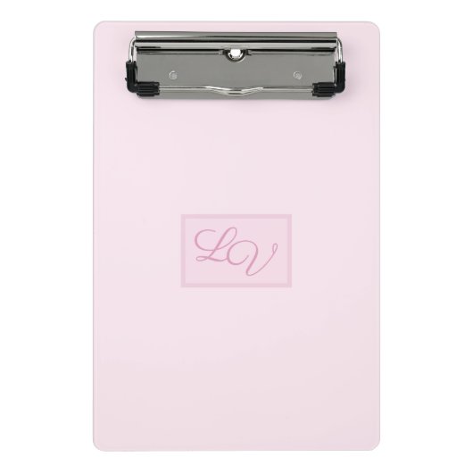 Mini Porte-bloc Joli rose et blanc doux (Devant)