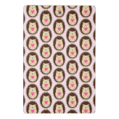 Mini Porte-bloc Jolie Bébé Fille Hérisson Maman à venir (Dos)