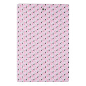 Mini Porte-bloc Jolie chatte rose bébé fille Stork (Dos)